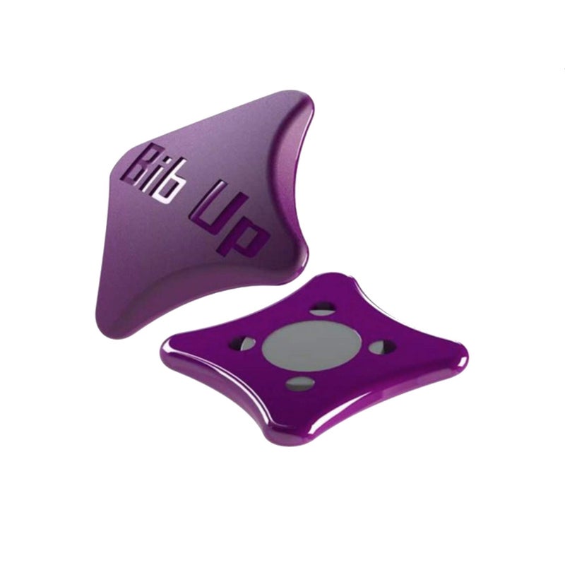 BibUp Magnetic RaceBib Fixing System (Viola Glitter) - Image 1